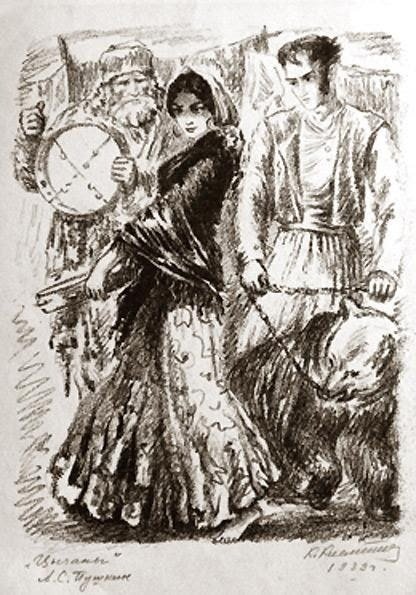 Алеко Пушкин цыганы