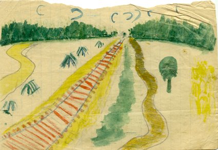 Железная дорога иллюстрация