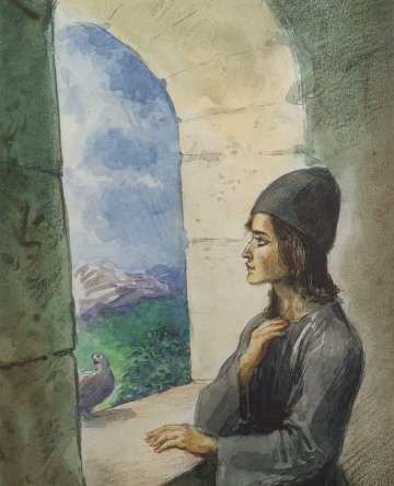 Мцыри иллюстрации к произведению цветные (48 фото)