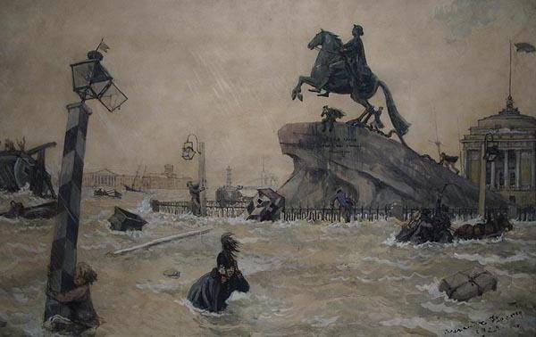 Иллюстрации к произведениям пушкина медный всадник (49 фото)