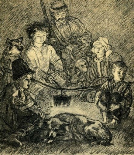 Иллюстрации к Бежин луг Тургенева