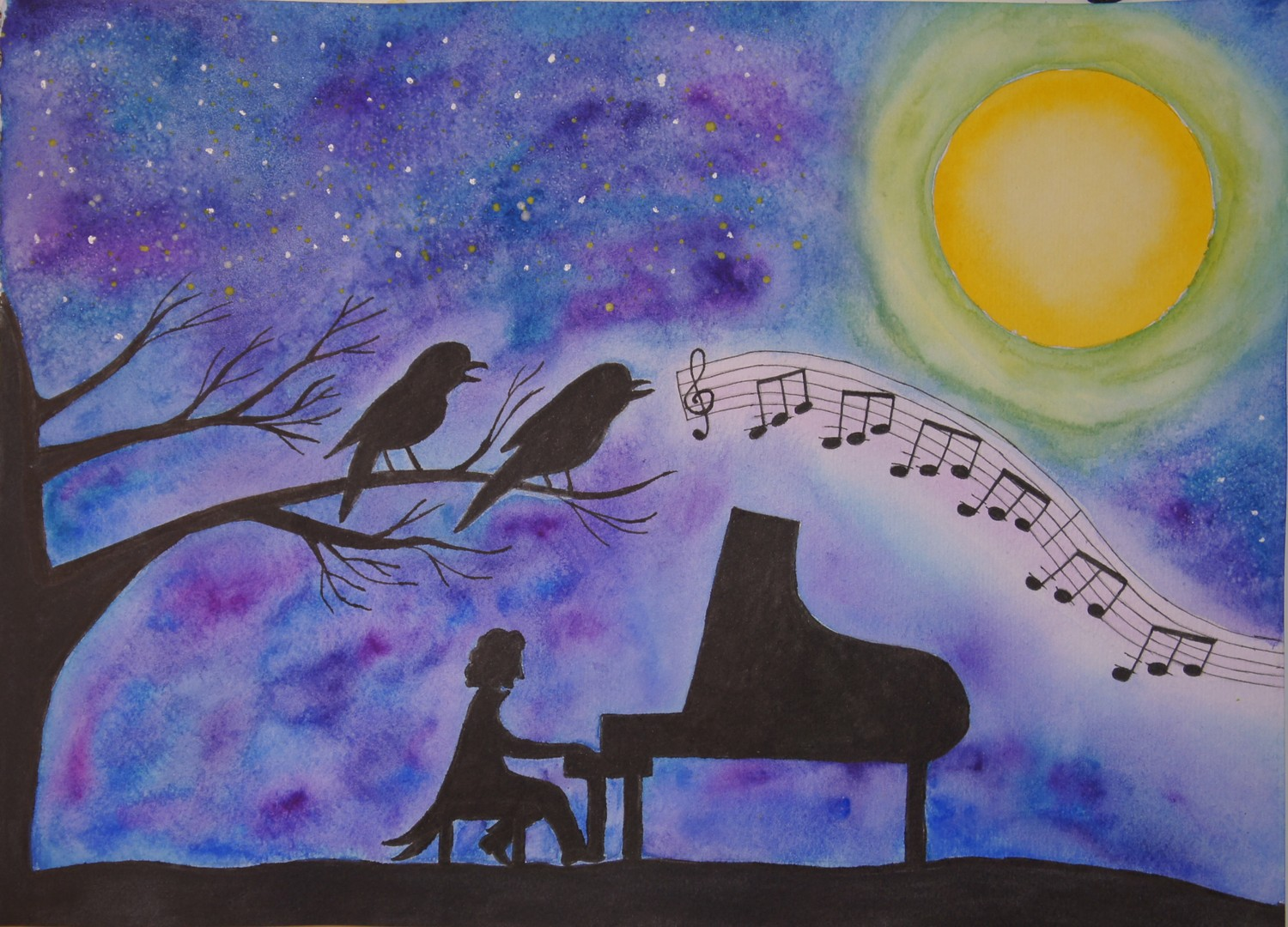 Петь были ночи были дни. Иллюстрация к лунной сонате Бетховена. Иллюстрацию к лунной сонете Бетховену. Иллюстрации к "лунной сонате" л.Бетховена.. Рисунок к лунной сонате Бетховена.