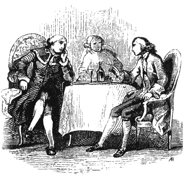 Константин сомов. Иллюстрация к «книге маркизы». 1918