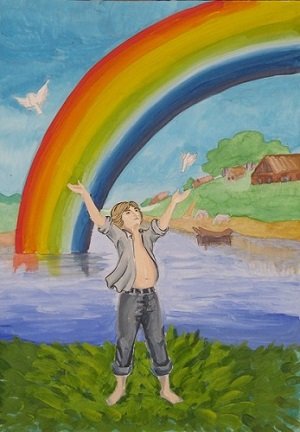 Рисунок на тему доброта