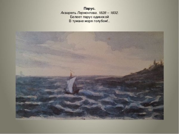 Тема одиночества Лермонтов