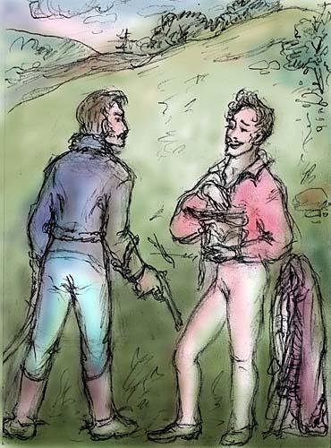 Сильвио Пушкин выстрел