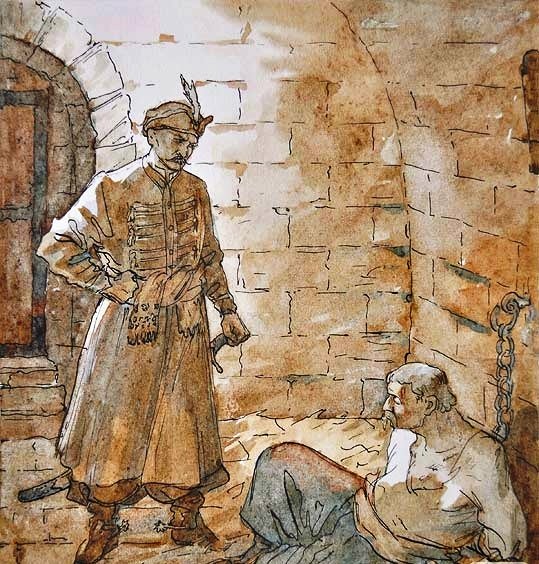 Иллюстрации к поэме Полтава Пушкина