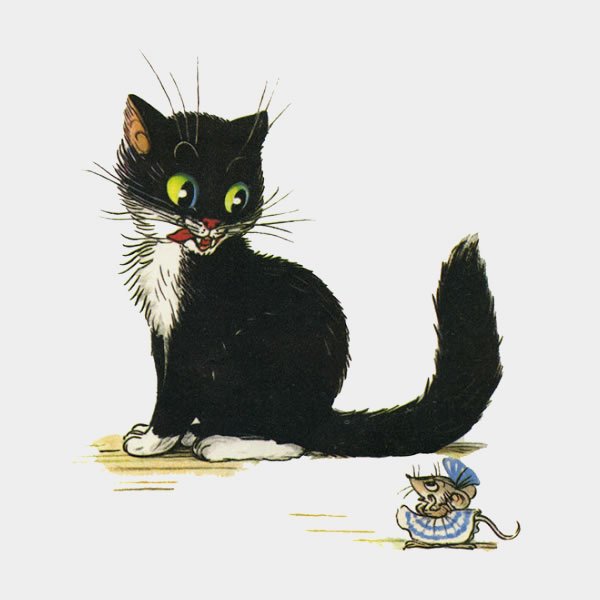 Иллюстрации Чуковского для детей Котауси и Мауси