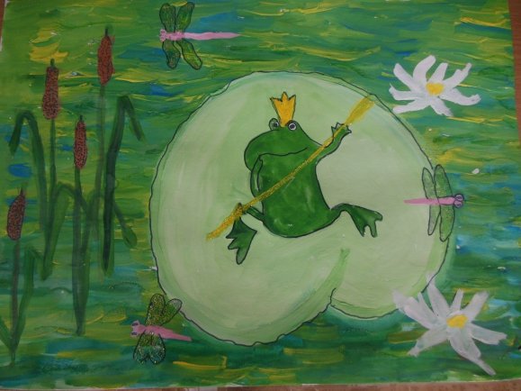 Рисование героев сказки Царевна лягушка