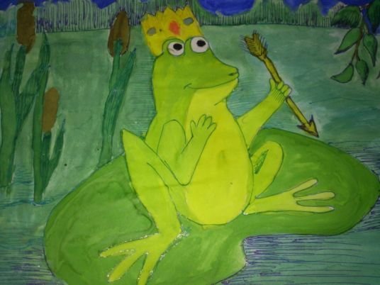 Царевна лягушка вид спереди