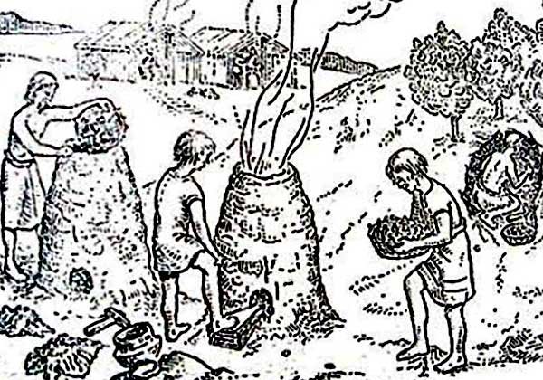 Сыродутные печи домницы Железный век