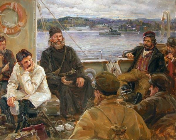 Иллюстрации к книге Лескова Очарованный Странник