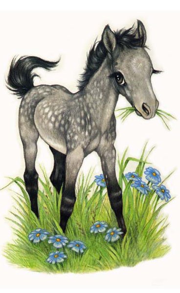 Лошадка для детей которая скачет