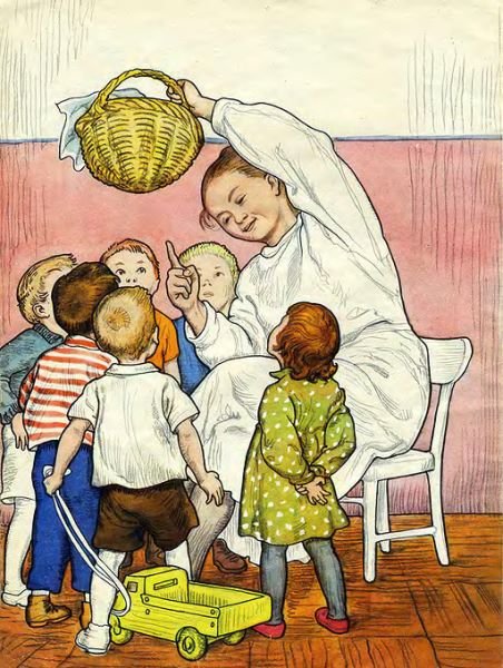 Рассказ н.Калининой про снежный Колобок