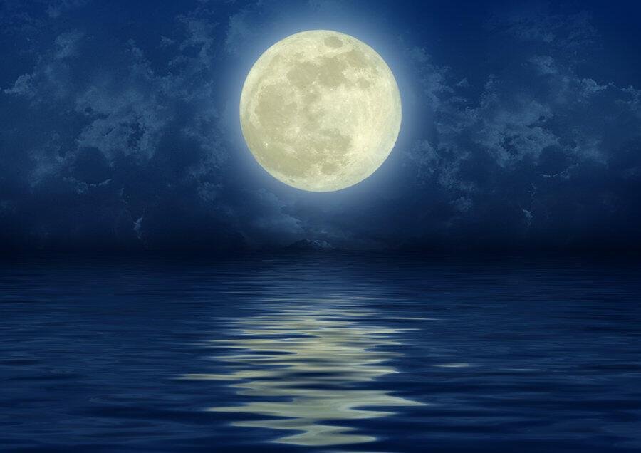 Рисунок лунный свет