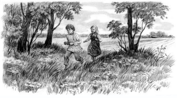 Константин Ушинский дети в роще