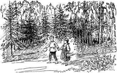 Березы мультяшные