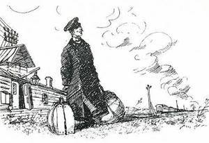 Иллюстрация к рассказу Чехова Пересолил