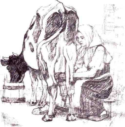 Лев толстой корова