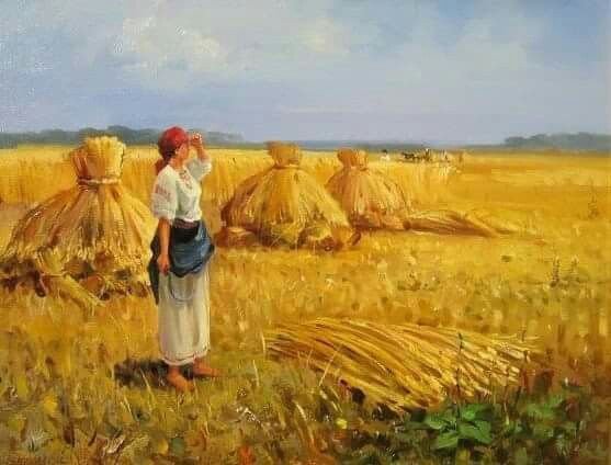 Н.А.Некрасов в полном разгаре страда