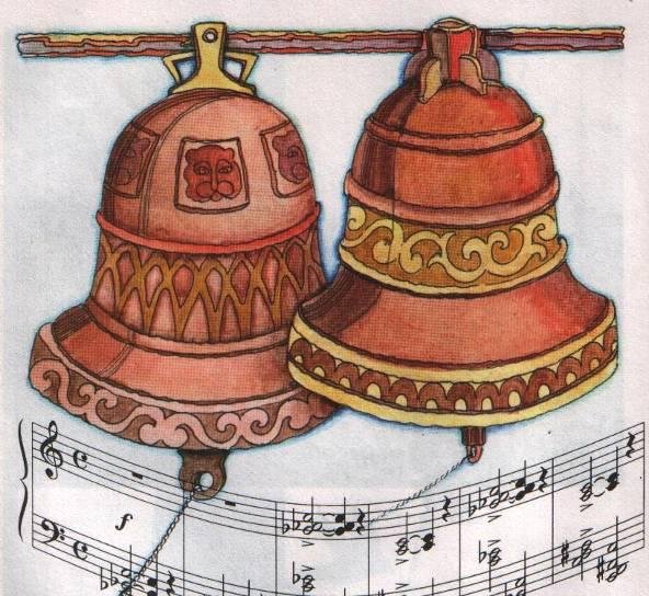 Колокольня картина