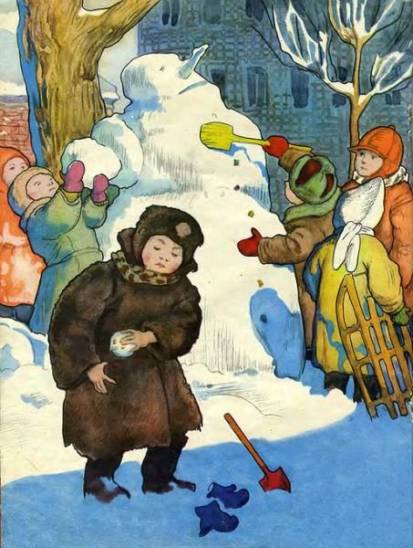 Н Калинина про снежный Колобок