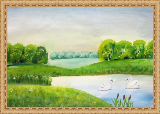 Иллюстрация к стихотворению Русь и.с.Никитина