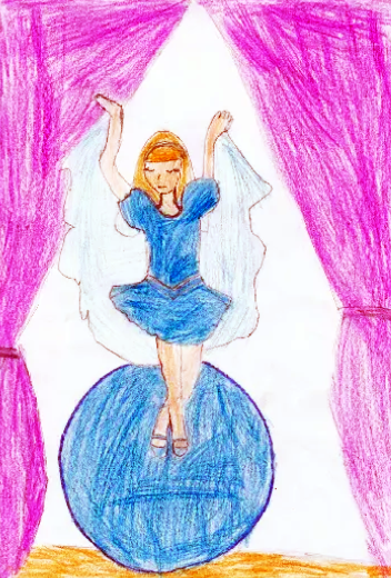 Девочка на шаре Драгунский иллюстрации