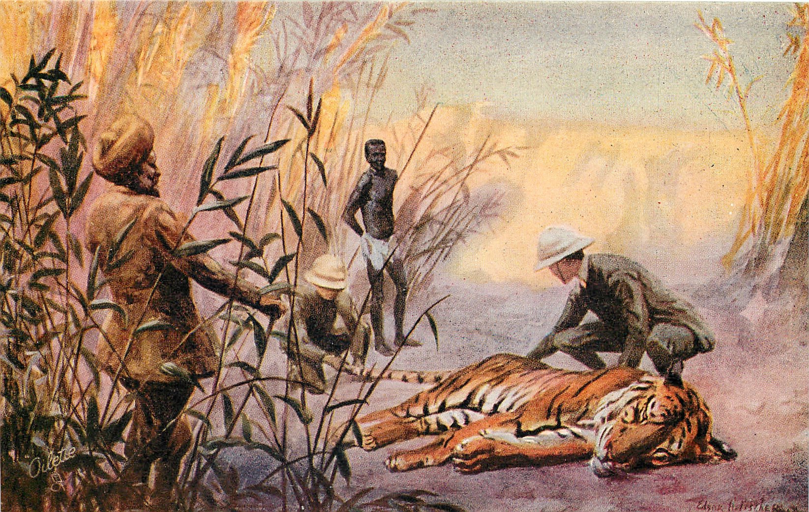 Аверченко смерть африканского охотника
