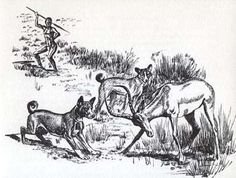 2 Охотника рисунок