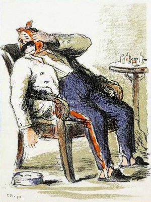 Иллюстрация к рассказу Чехова Лошадиная фамилия