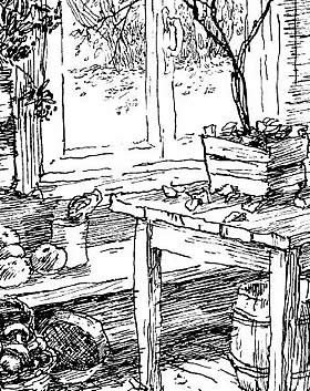 Рисунок к рассказу Паустовского подарок