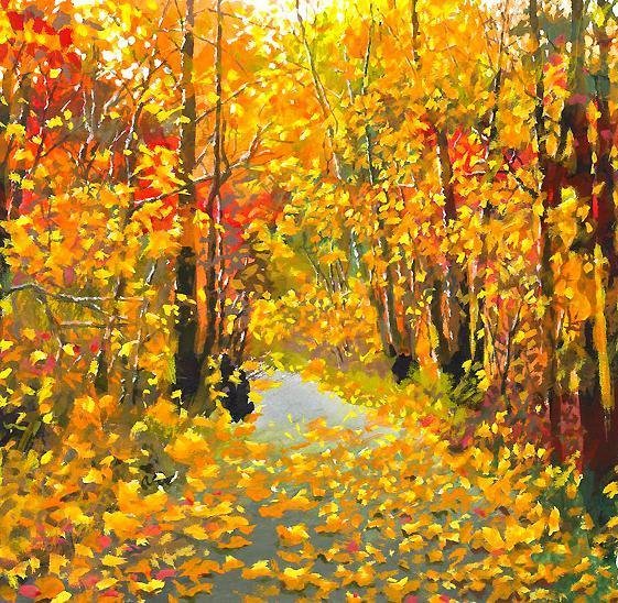 Картина листопад