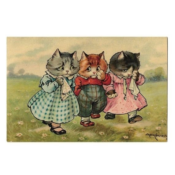 Маршак котятки потеряли перчатки