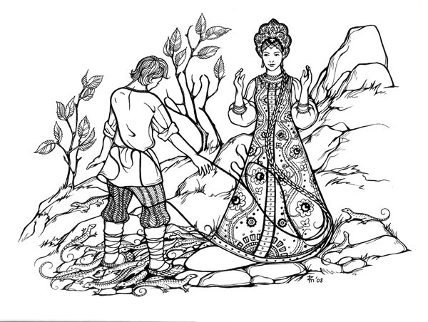 Бажов каменный цветок хозяйка медной горы