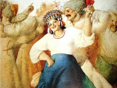 Иллюстрация к произведению гоголя сорочинская ярмарка (49 фото)