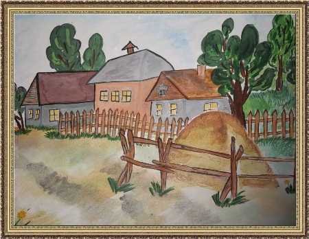 Иллюстрация к стихотворению Рубцова Тихая моя Родина