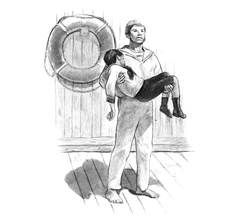 Иллюстрация к рассказу прыжок