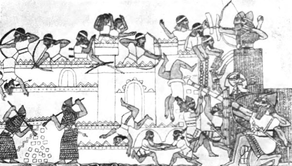 Возвращение ассирийского царя из похода