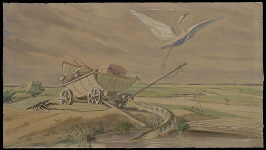 Басня лебедь