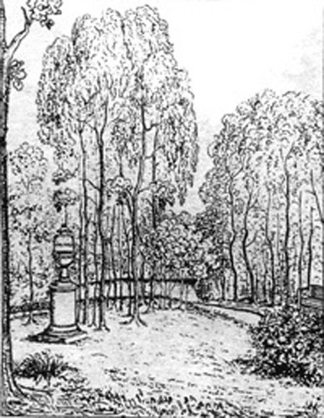 Мишенское в рисунках Жуковского