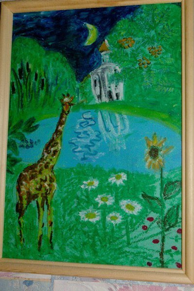 Иллюстрация к стиху Жираф Гумилева