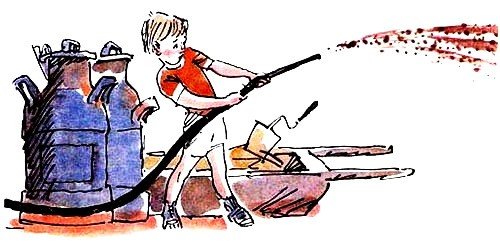 Рассказ Драгунского сверху вниз наискосок