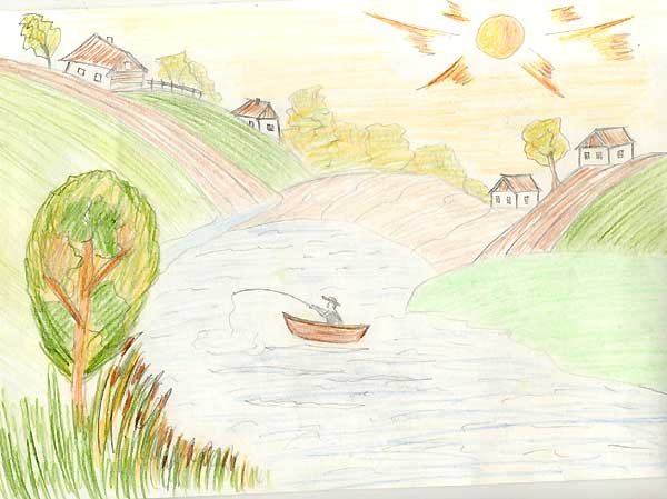 Иллюстрация к стихотворению Родина