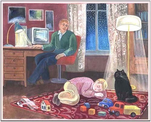 Кот поёт глаза прищуря Фет