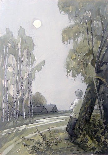 Вечер роса Есенин