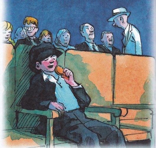 Рисунок к рассказу Носова замазка