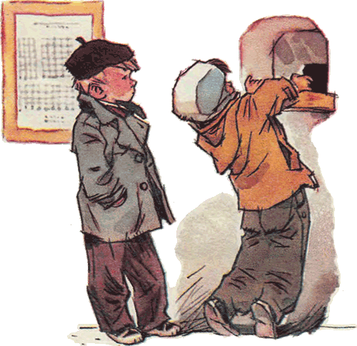 Рисунок к рассказу Носова замазка