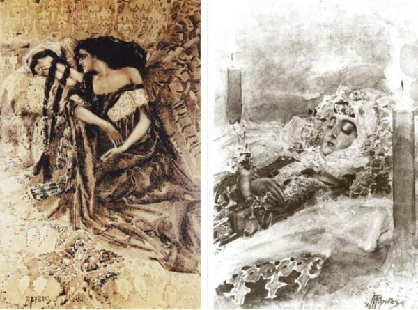 Иллюстрации Врубеля к произведениям Лермонтова