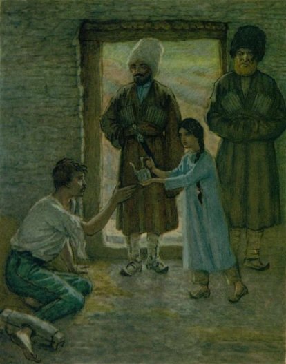 Кавказский пленник Толстого иллюстрации